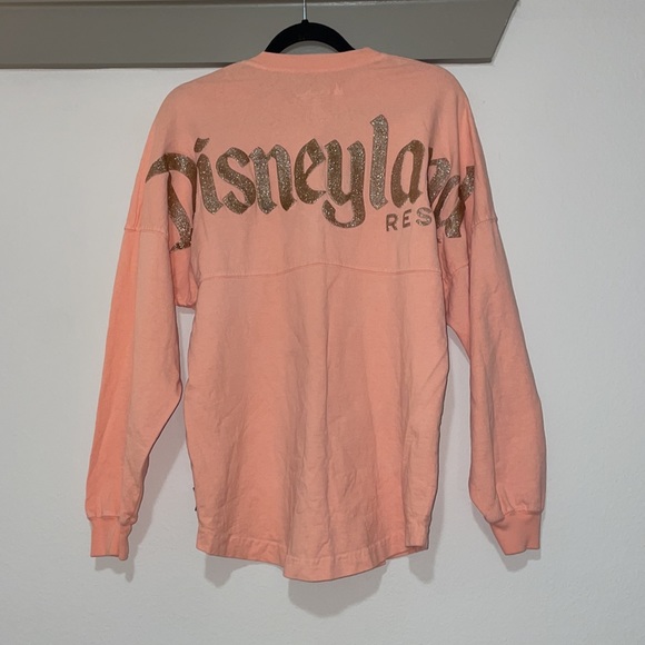 Disneyland Resort Rose Gold Glitter Spirit Jersey SZ XS EUC - Picture 2 of 3